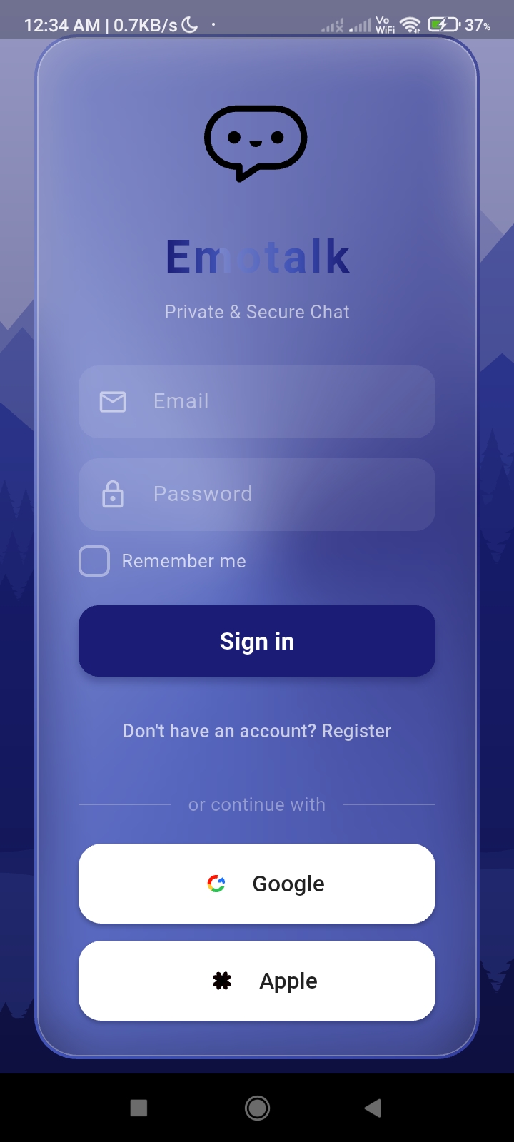 App screenshot 1